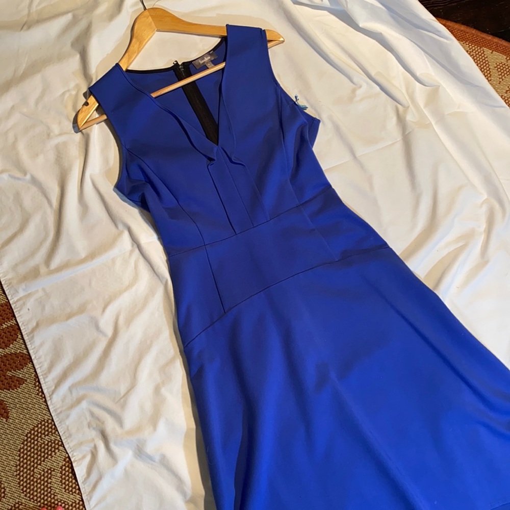 Neiman Marcus Royal Blue Asymmetrical Dress 6